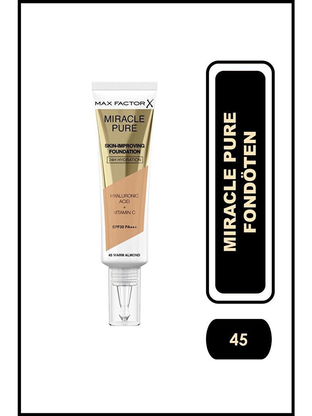 Mıracle Pure Fondöten 45 Warm Almond