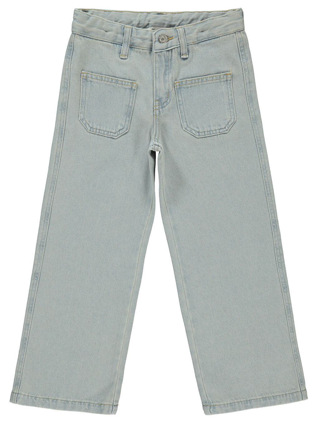 Girls Kız Çocuk Pantolon 6-9 Yaş Buz Mavi