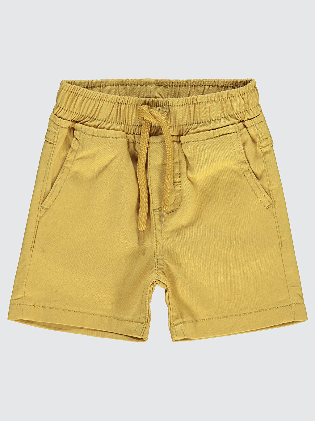 Kahverengi Baby Erkek Bebek Şort 6-18 Ay Hardal