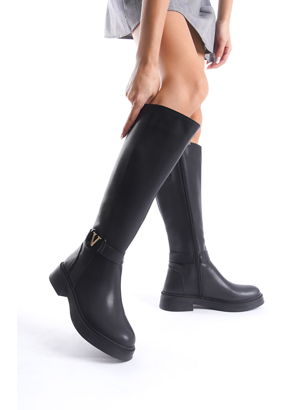 Siyah Amira Soğuk Geçirmez Kışlık Kadın  Çizme-3