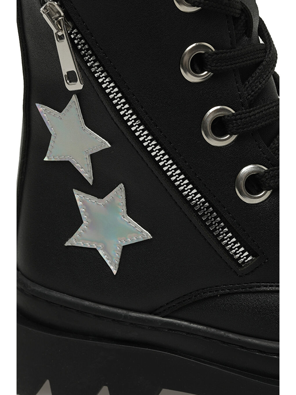 SPINK F 3PR Siyah Kız Çocuk Biker Bot-6