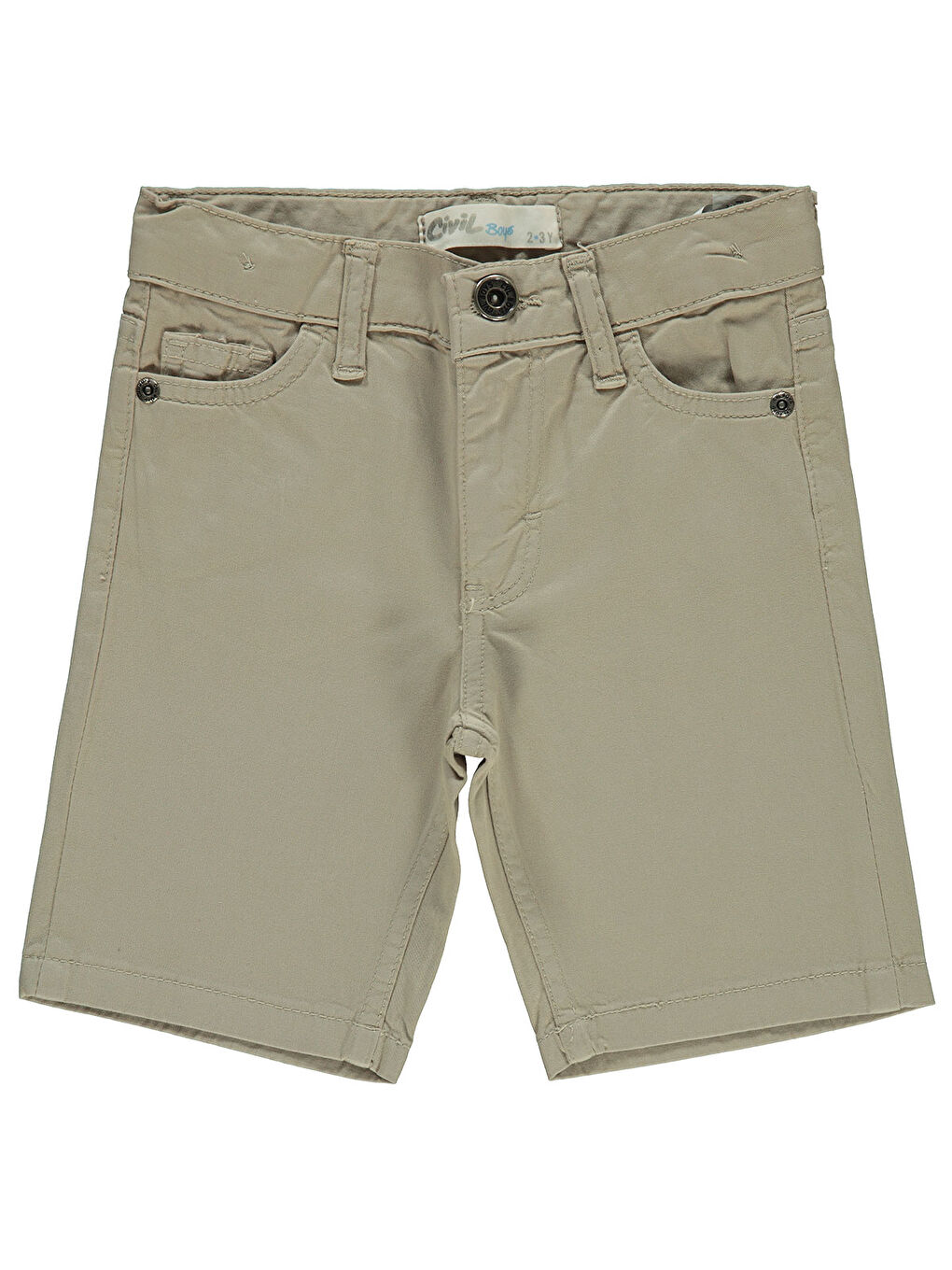 Bej Boys Erkek Çocuk Kapri 2-5 Yaş Vizon