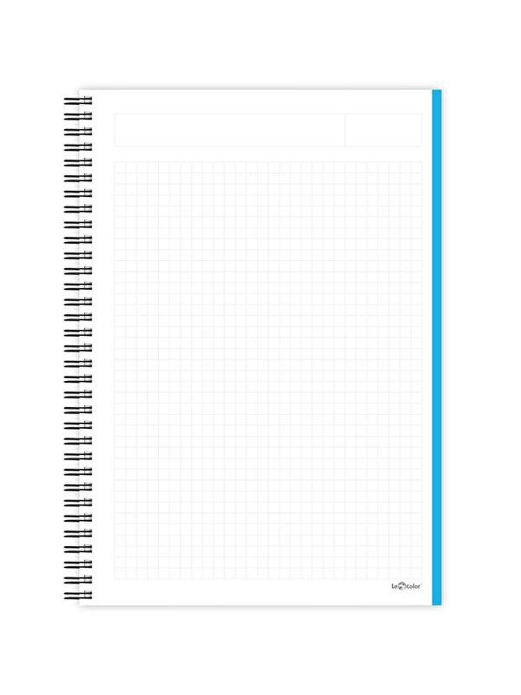 LE COLOR Lacivert A5 Defter Kareli 200 syf Never Energy - 1