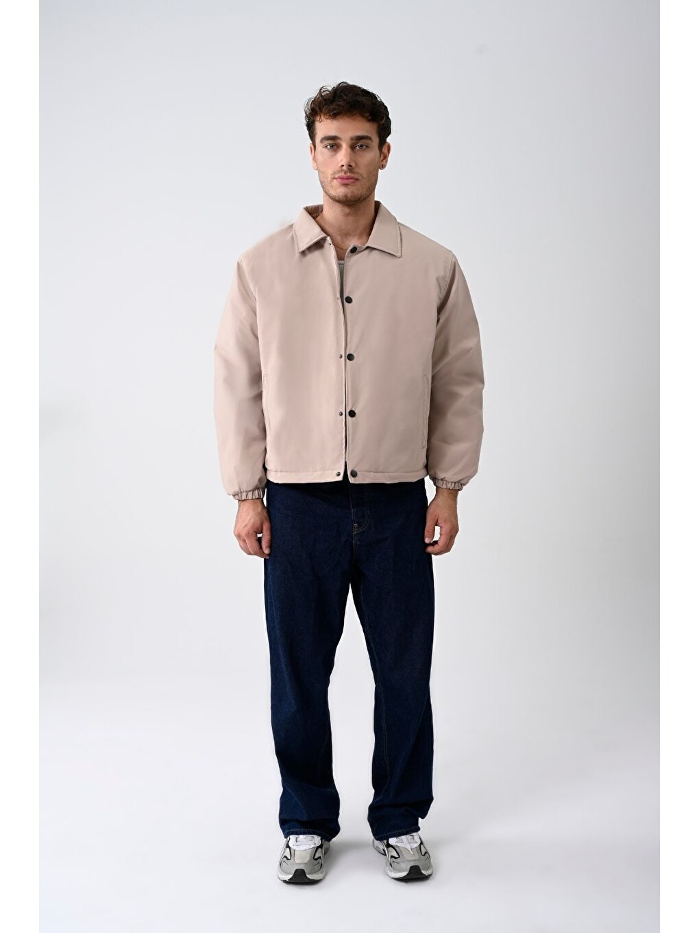 Ekru Vibes Boxy Fit Ceket 004-2