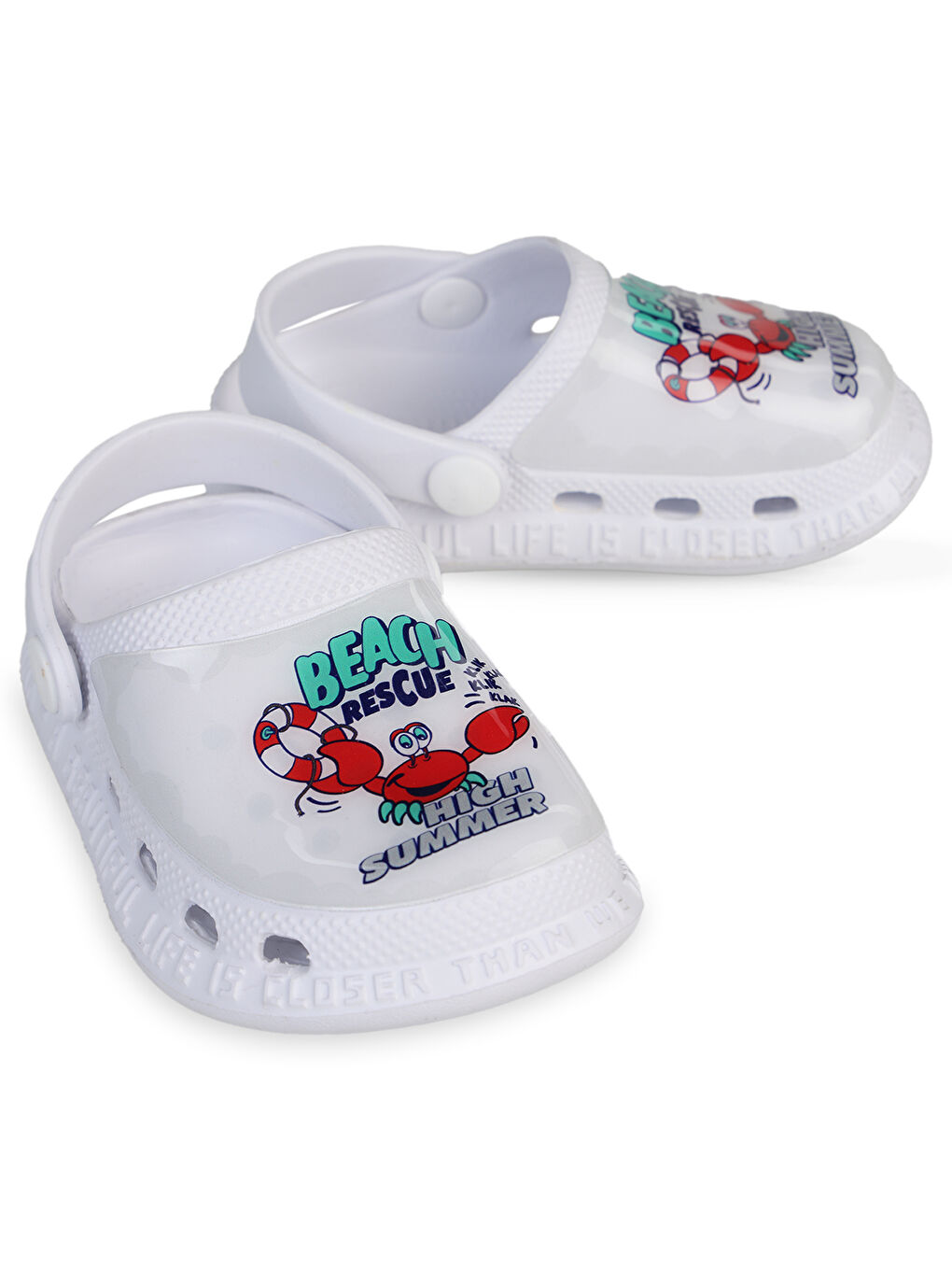 Boys Erkek Çocuk Terlik 26-30 Numara Beyaz-1