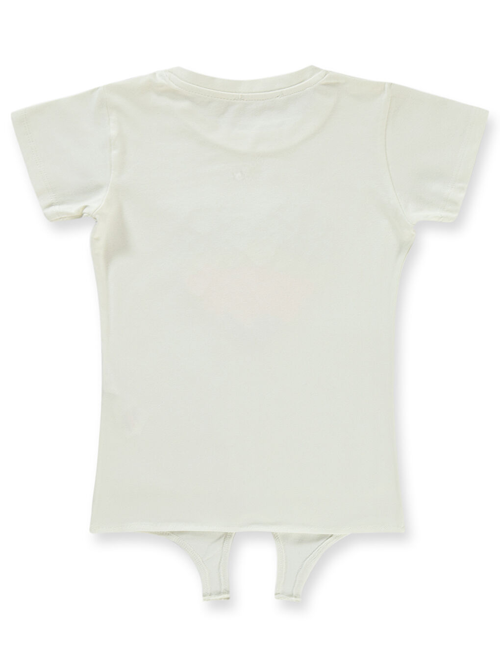 Girls Kız Çocuk Tişört 6-9 Yaş Ekru-1