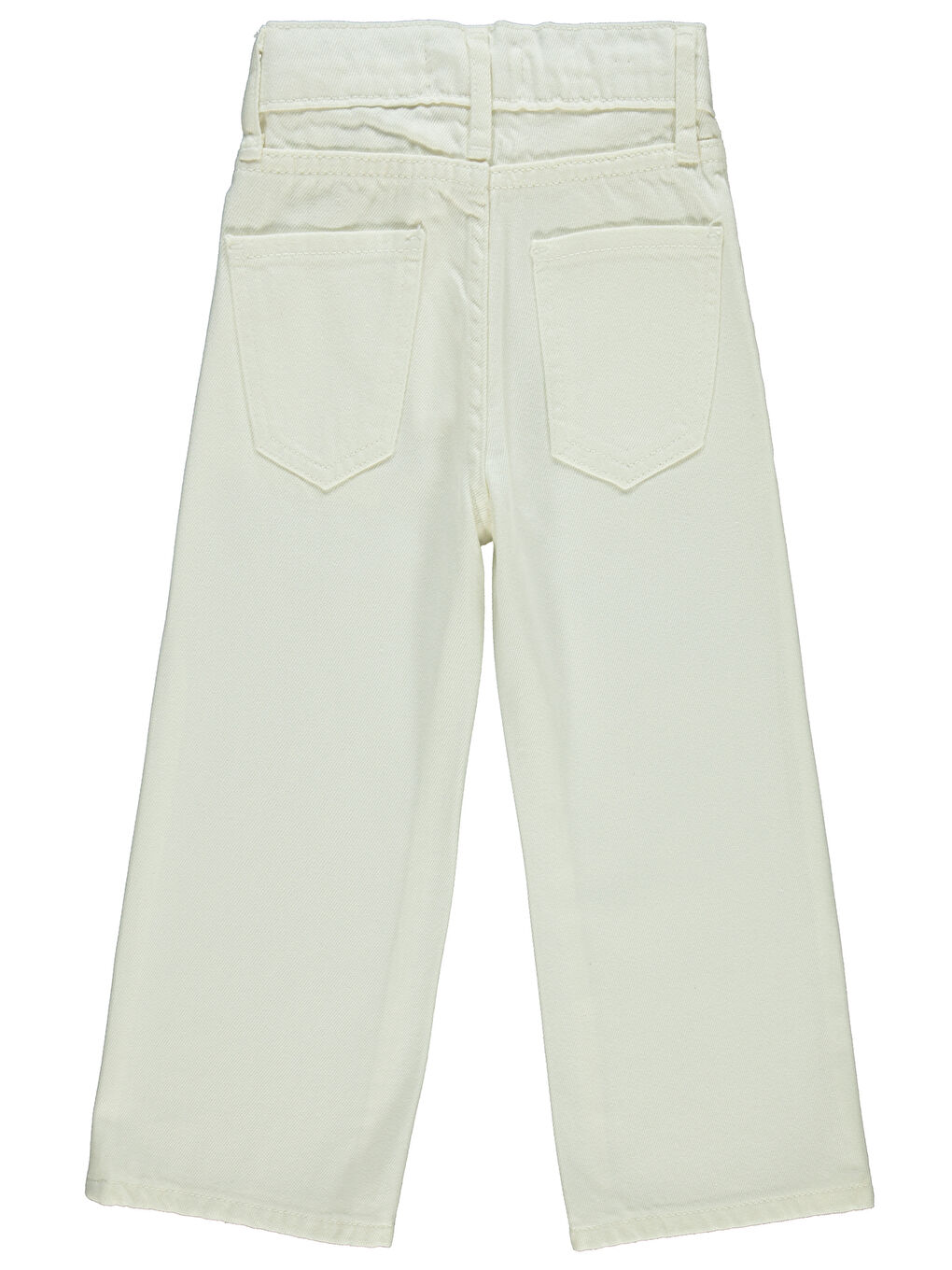 Girls Kız Çocuk Pantolon 2-5 Yaş Beyaz-1