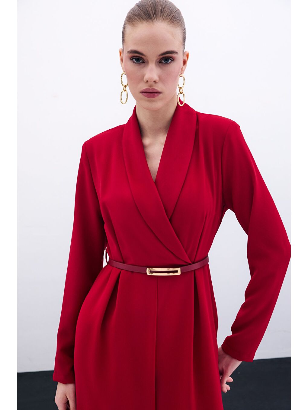 Kemerli Salaş Tulum - Kırmızı-6