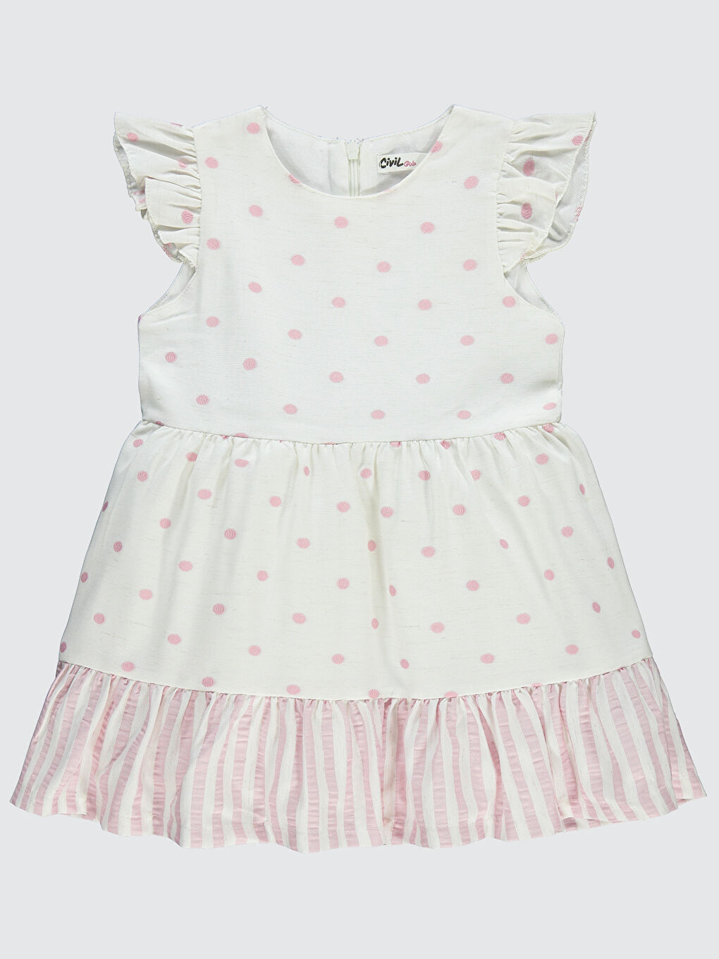 Girls Kız Çocuk Elbise 2-5 Yaş Pembe