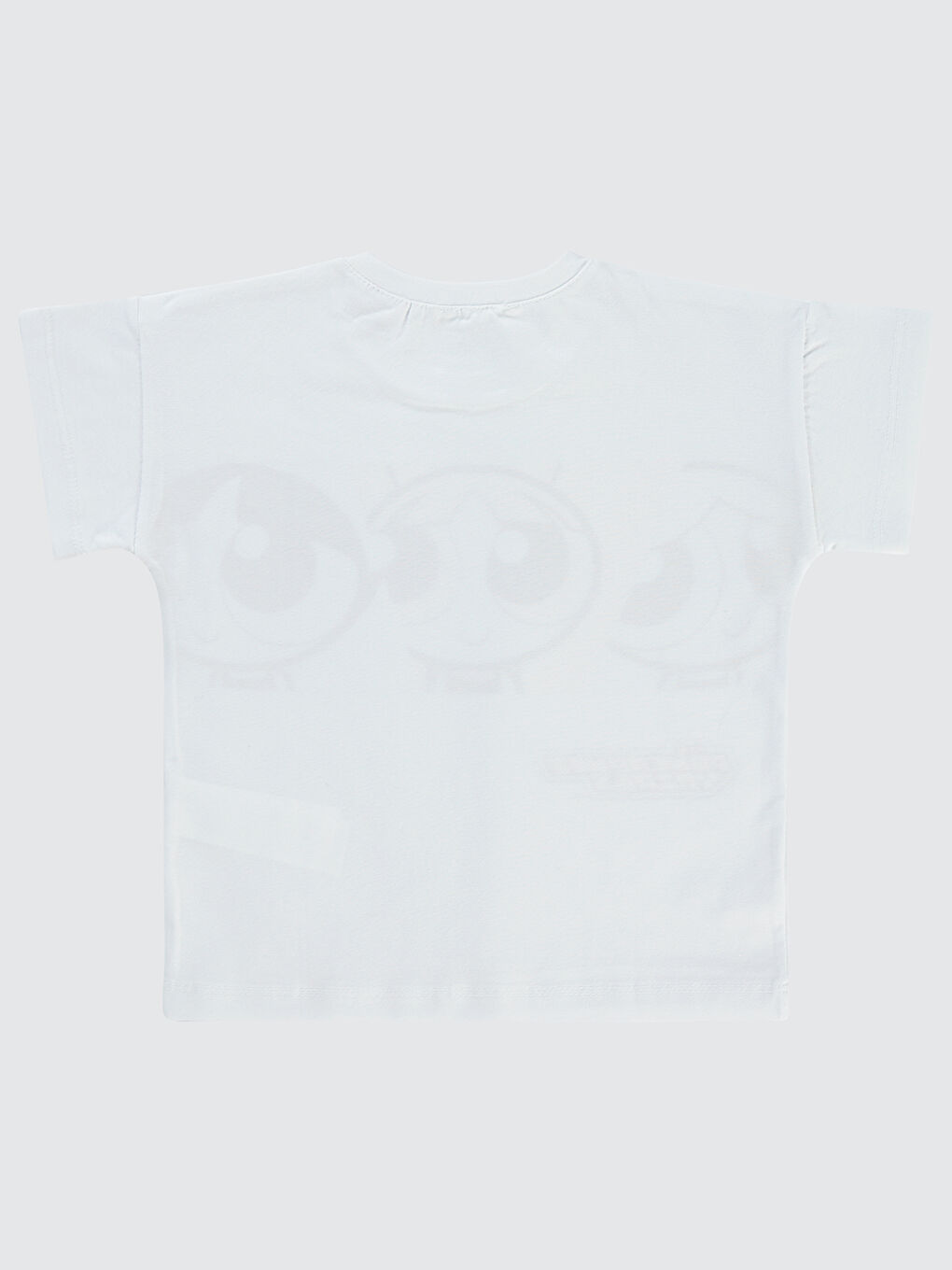 Powerpuff Girls Kız Çocuk Tişört 2-5 Yaş Beyaz-1