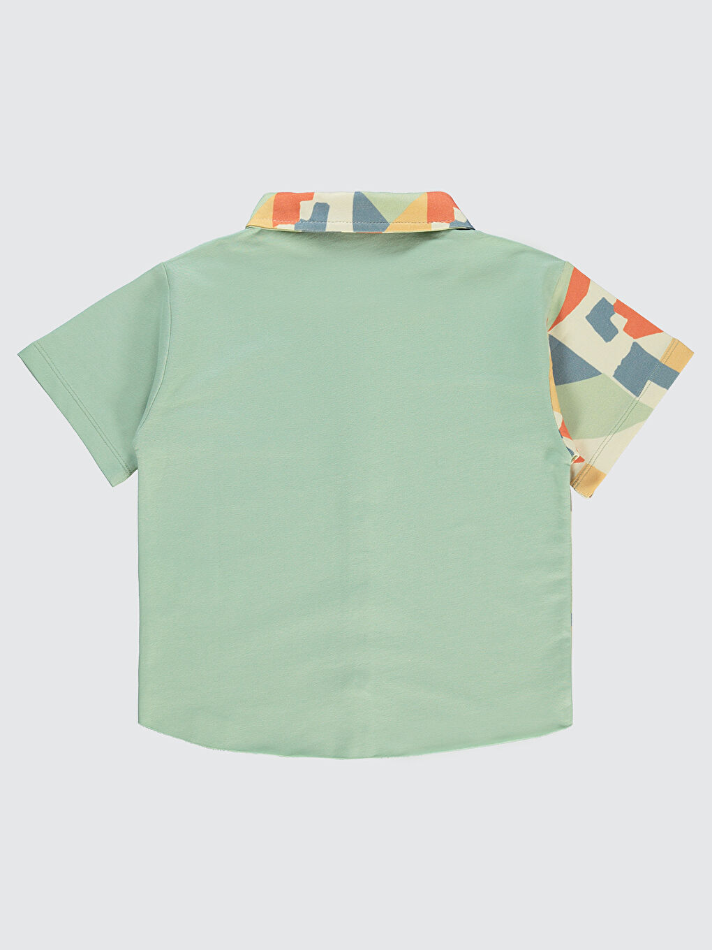 Yeşil Boys Erkek Çocuk Gömlek 6-9 Yaş Mint-1