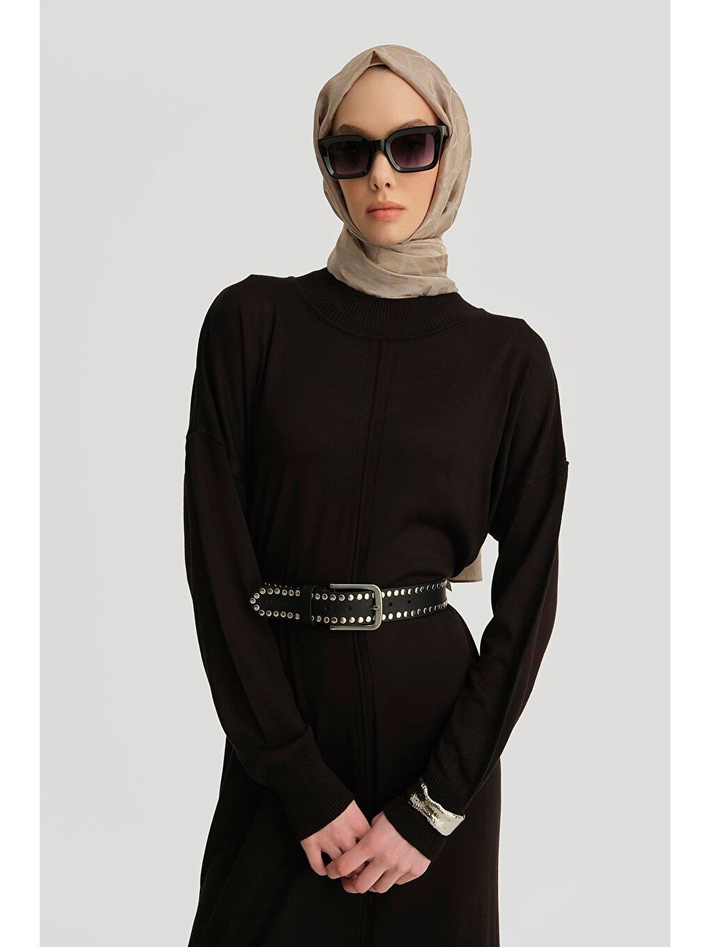 Elbise 23Kd4248 Siyah-4