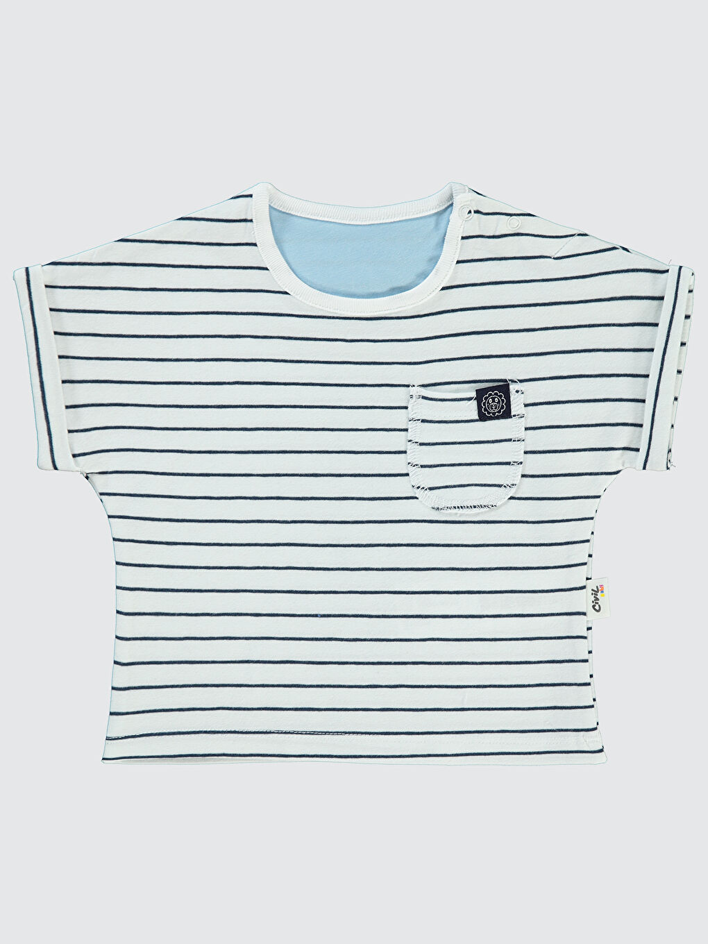 Baby Erkek Bebek Tişört 6-18 Ay Beyaz