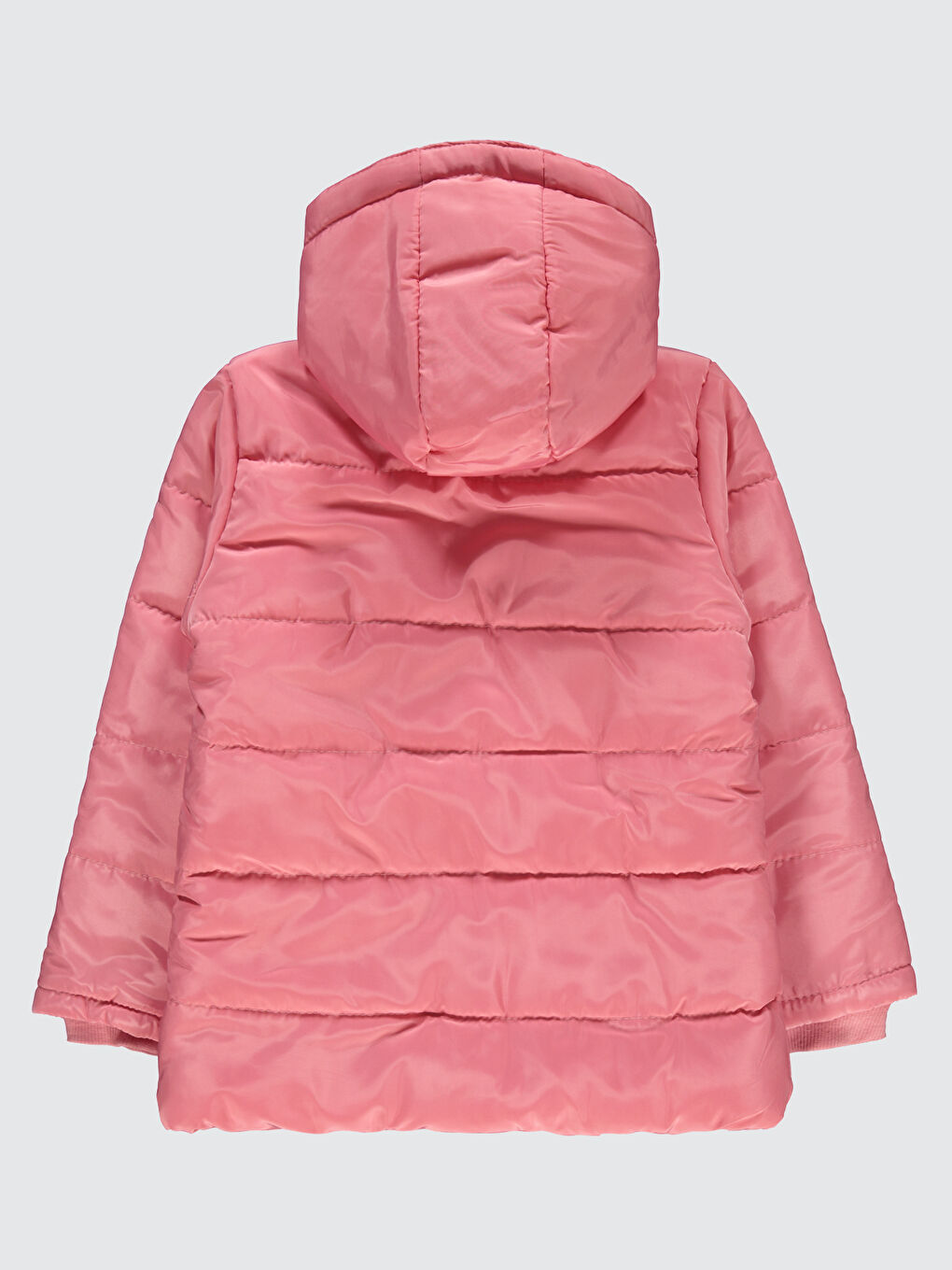 Kız Çocuk Kapüşonlu Mont 6 9 Yaş Pembe-2