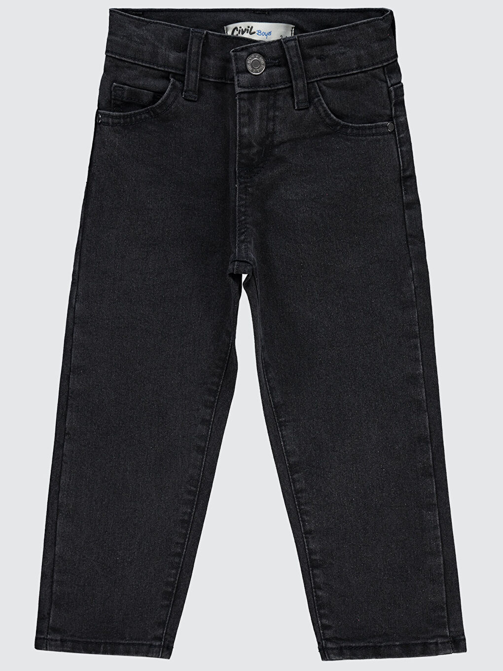 Gri Boys Erkek Çocuk Jean Pantolon 2-5 Yaş Füme