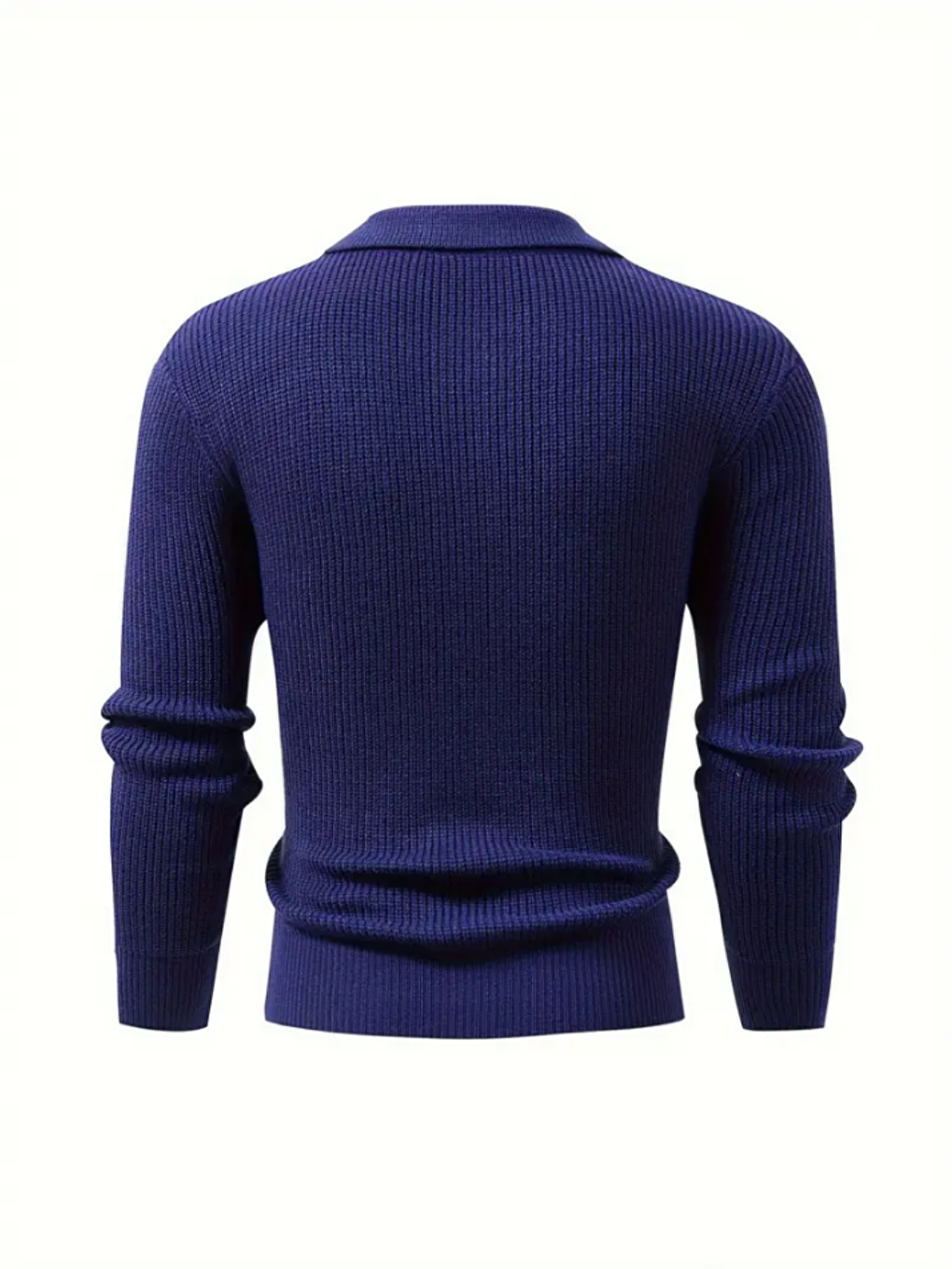 Lacivert Düğme Detaylı Regular Fit Hırka-2