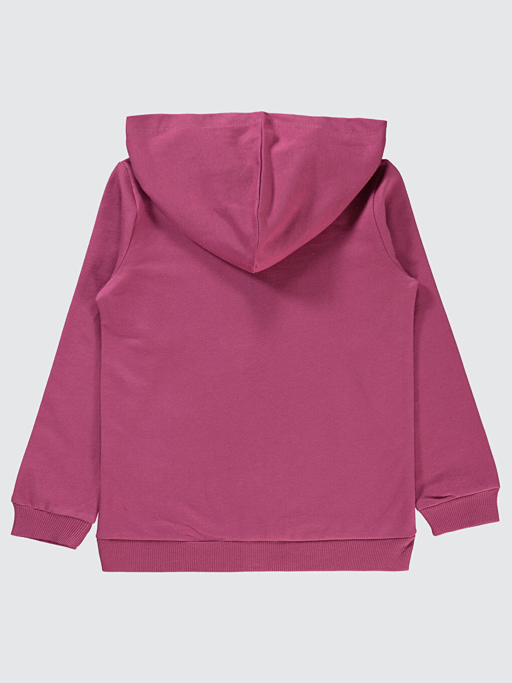 Fuşya Girls Kız Çocuk Fermuarlı Sweatsshırt-1