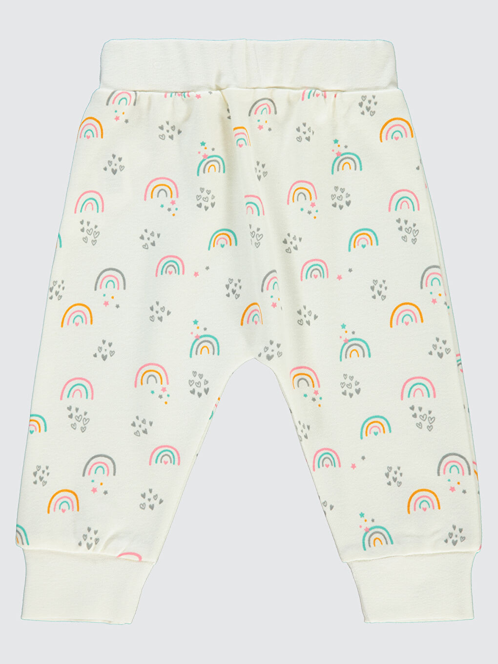 Baby Kız Bebek Patiksiz Tek Alt 6-18 Ay Ekru-1