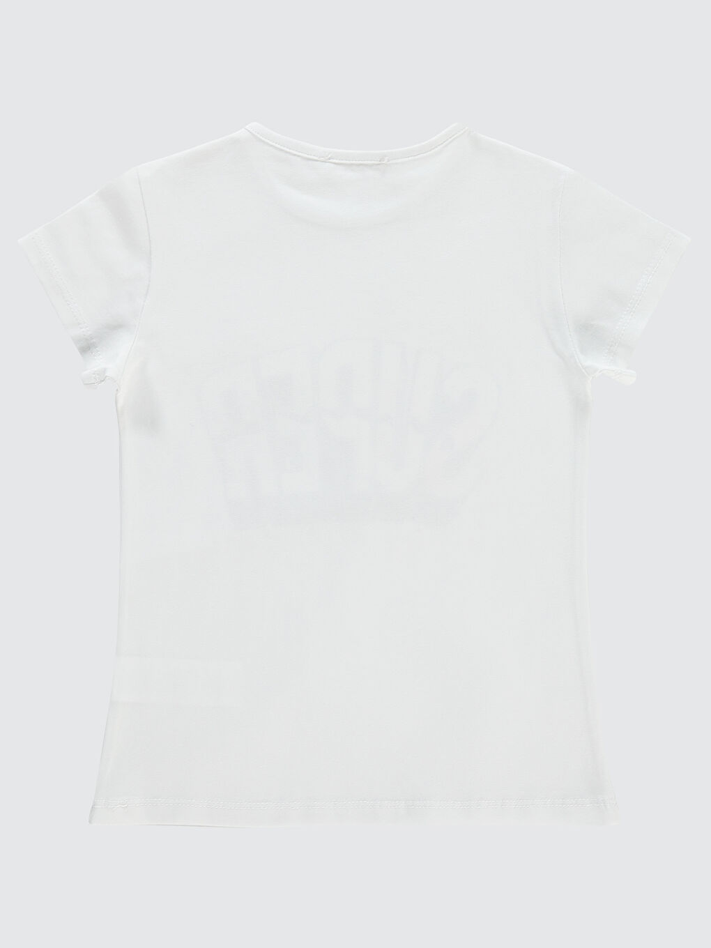 Girls Kız Çocuk Tişört 6-9 Yaş Beyaz-1