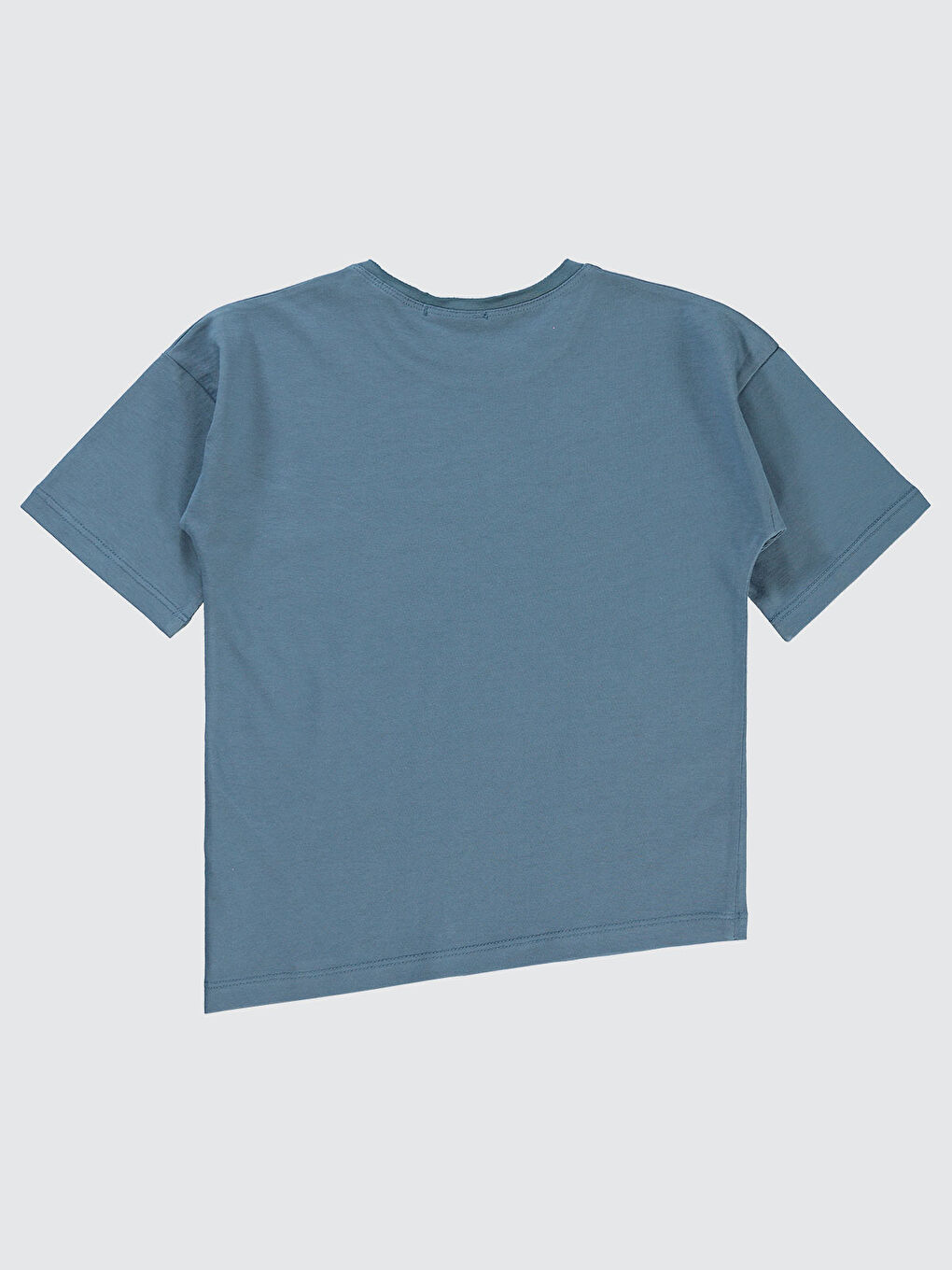 Boys Erkek Çocuk Tişört 6-9 Yaş İndigo-1