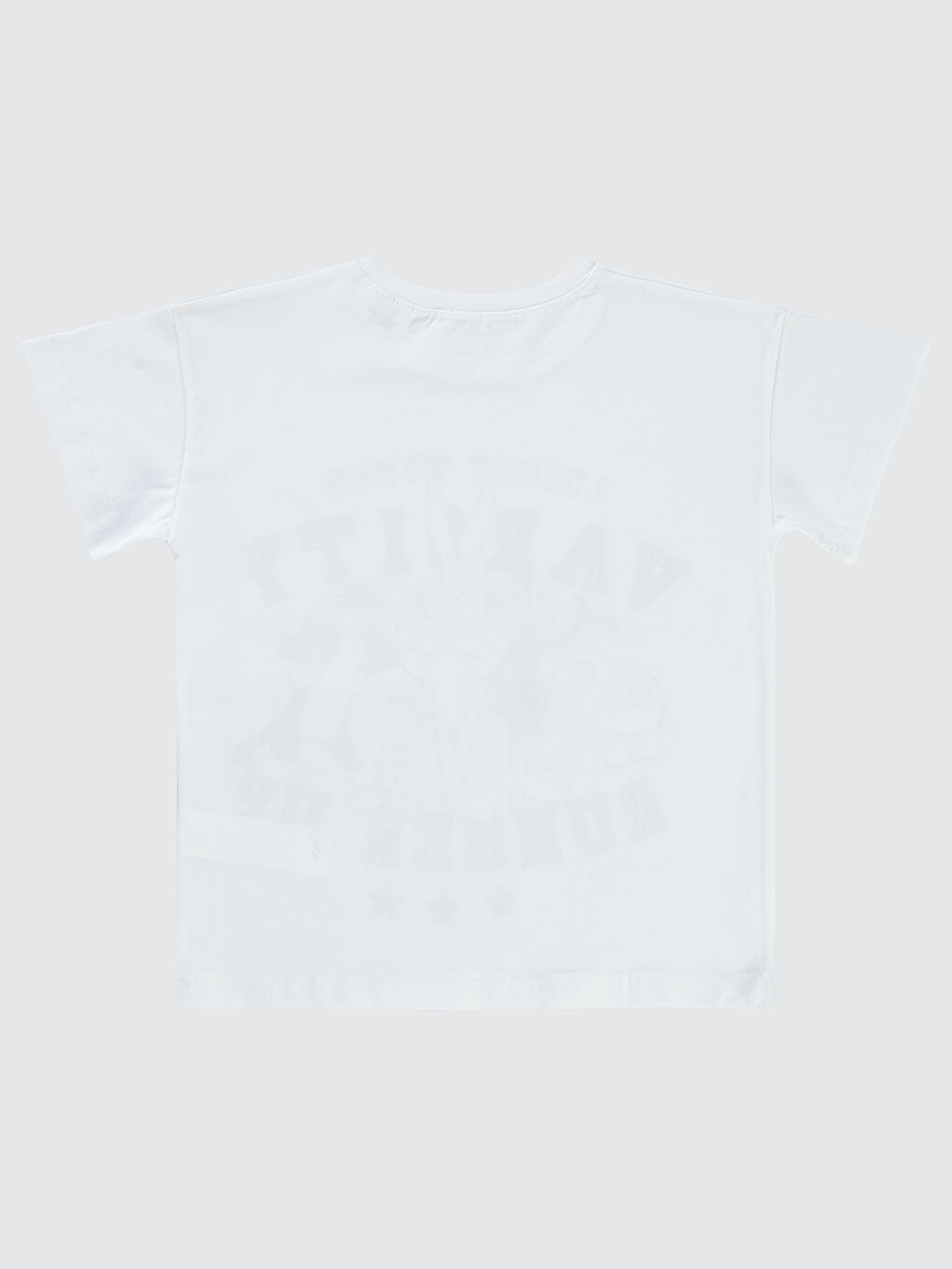 Looney Tunes Kız Çocuk Tişört 6-9 Yaş Beyaz-1