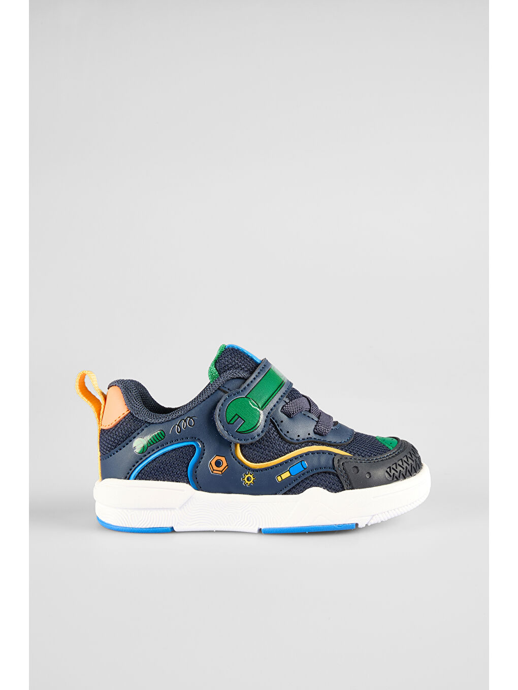 Repair Baskılı Erkek Bebek Lacivert Sneaker