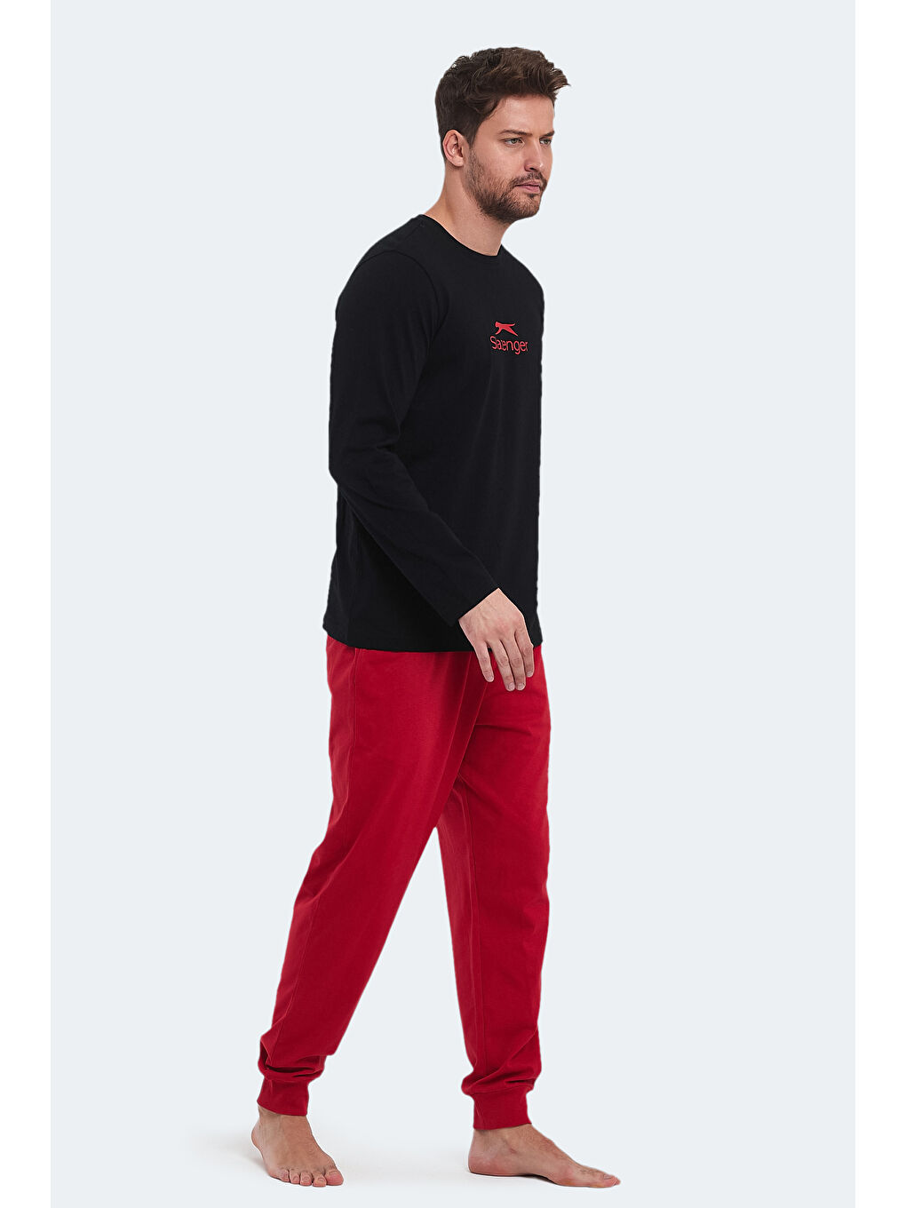 PARTH IN Erkek Pamuklu Siyah Pijama-2