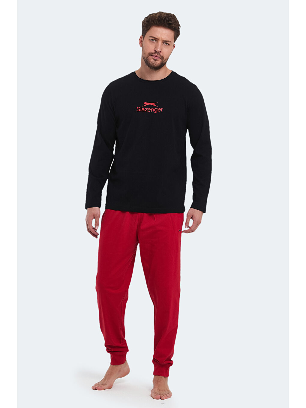 PARTH IN Erkek Pamuklu Siyah Pijama-3