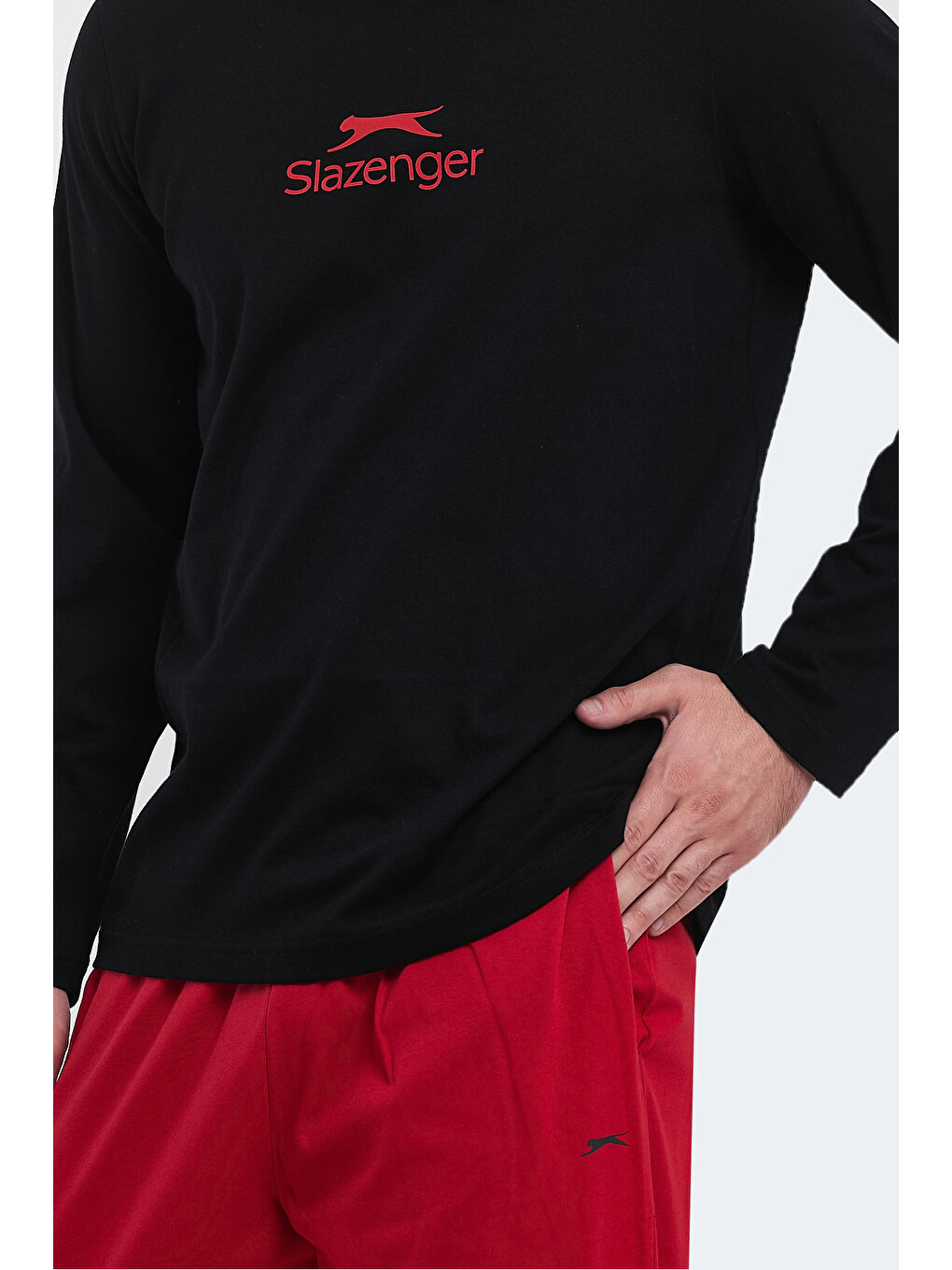 PARTH IN Erkek Pamuklu Siyah Pijama-4