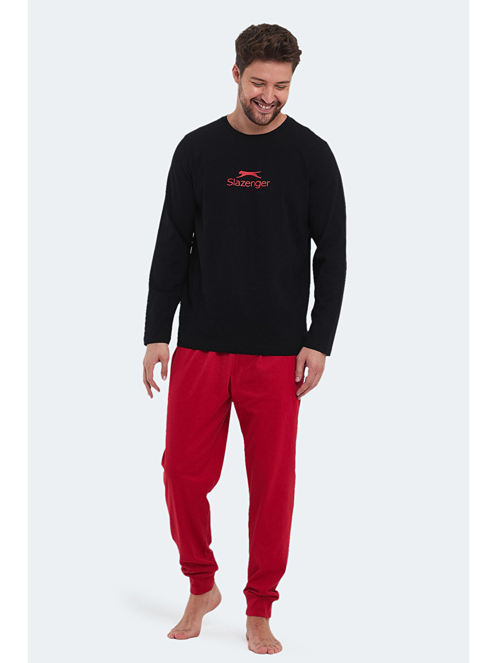 PARTH IN Erkek Pamuklu Siyah Pijama-6