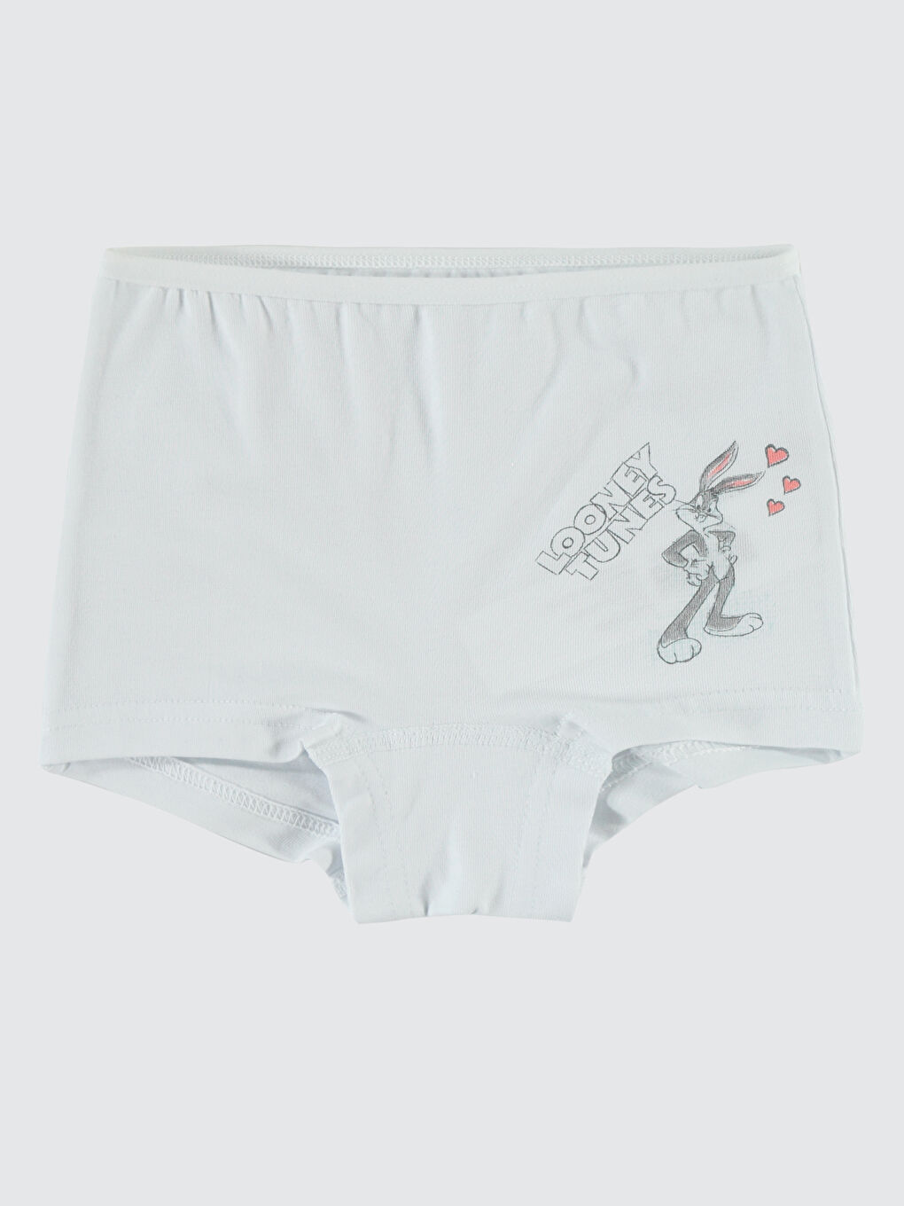 Bugs Bunny Kız Çocuk 2'li Boxer Set 2-10 Yaş Beyaz-2