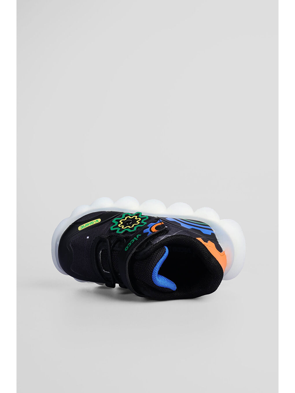 Port Işıklı Erkek Okul Öncesi Siyah Spor Ayakkabı-2