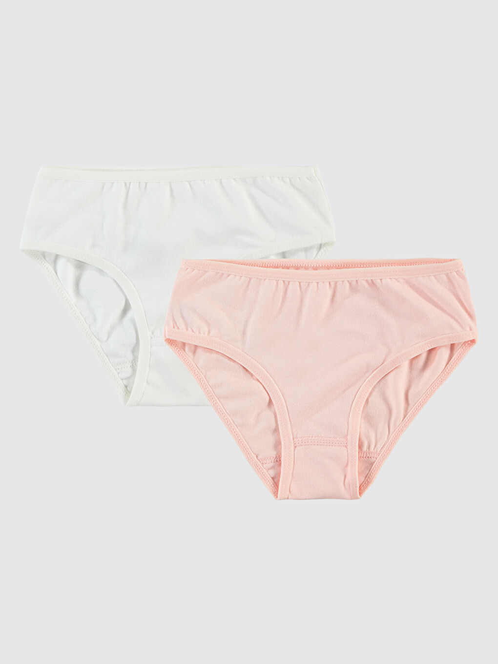 Civil Lila Girls Kız Çocuk 2'li Külot Set 2-10 Yaş Ekru-Somon