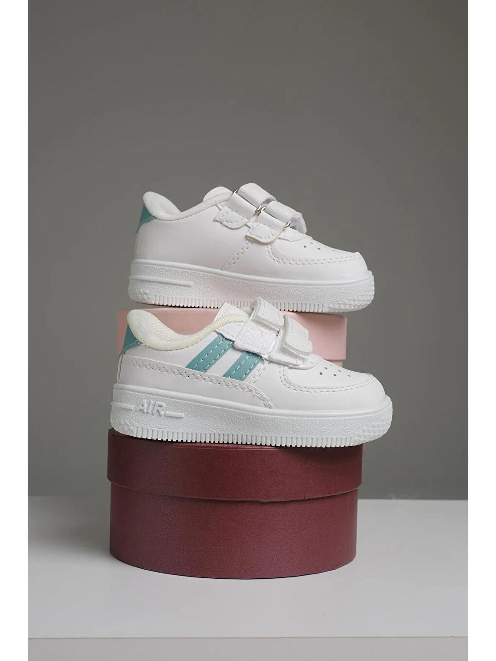 Petrol Ezra Air Kalın Taban Bantlı Unisex Bebek Çocuk Sneaker-1