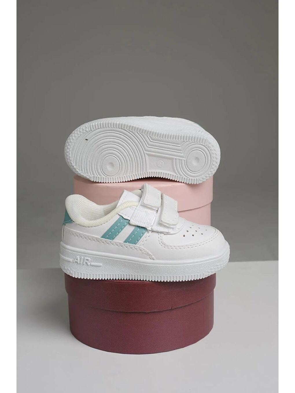 Petrol Ezra Air Kalın Taban Bantlı Unisex Bebek Çocuk Sneaker-2