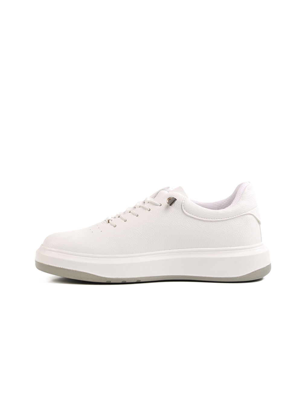 Beyaz Lastik Bağcıklı Erkek Casual Ayakkabı 404 M-1