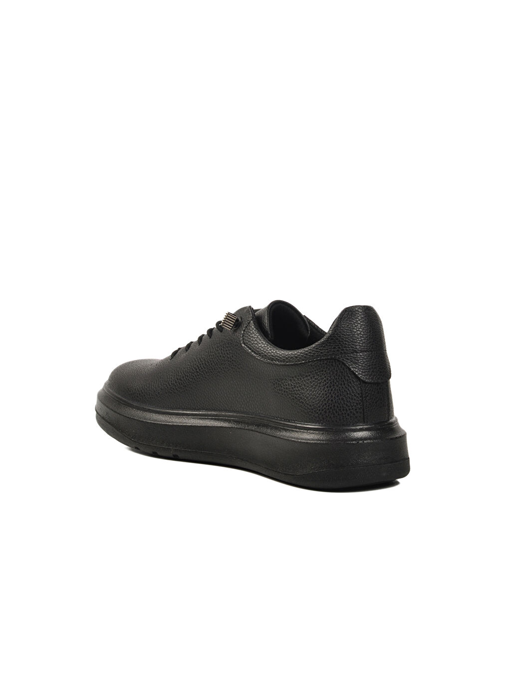 Siyah Lastik Bağcıklı Erkek Casual Ayakkabı 404 M-3