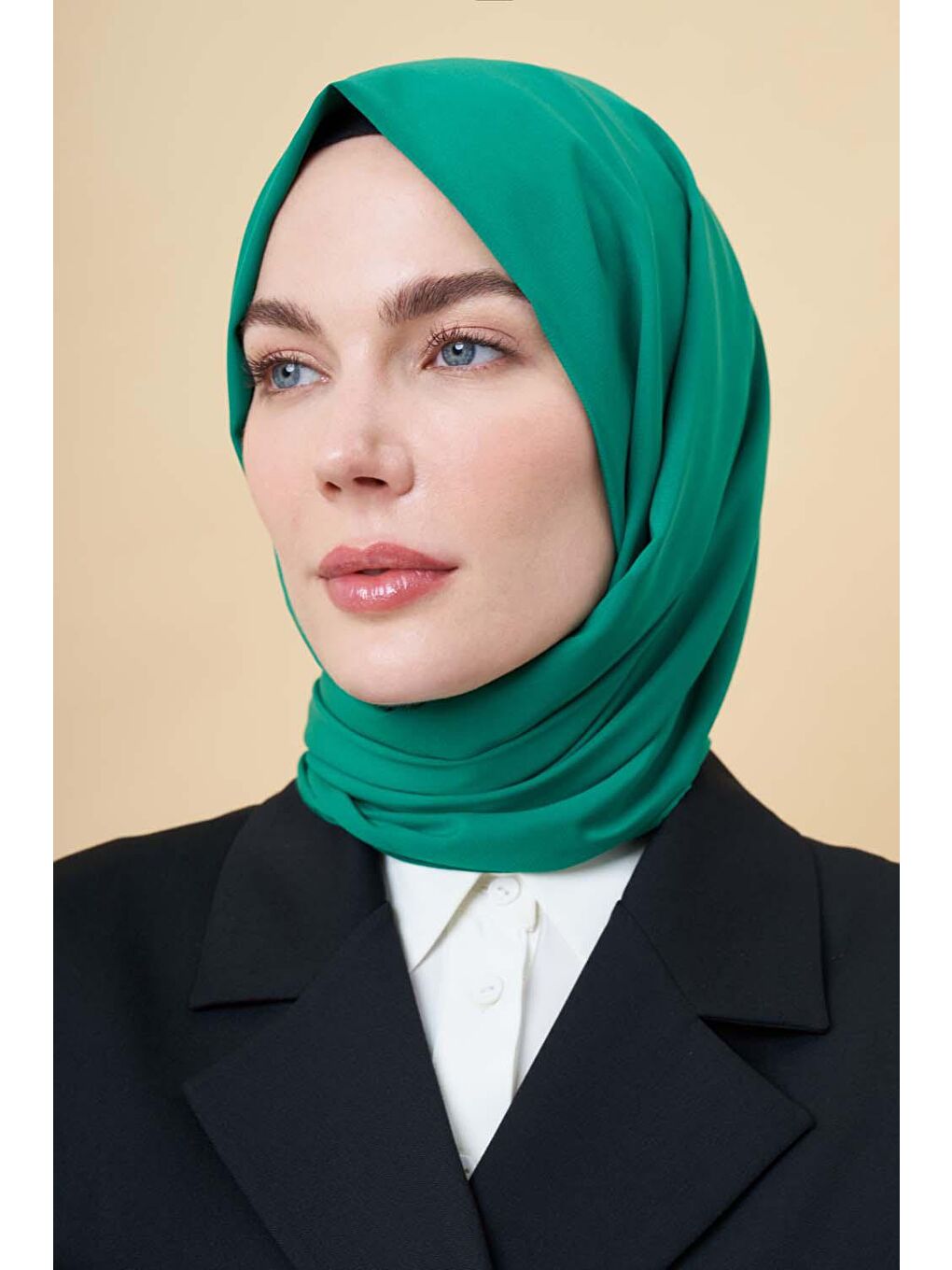 Yeşil Medine İpeği Şal-2