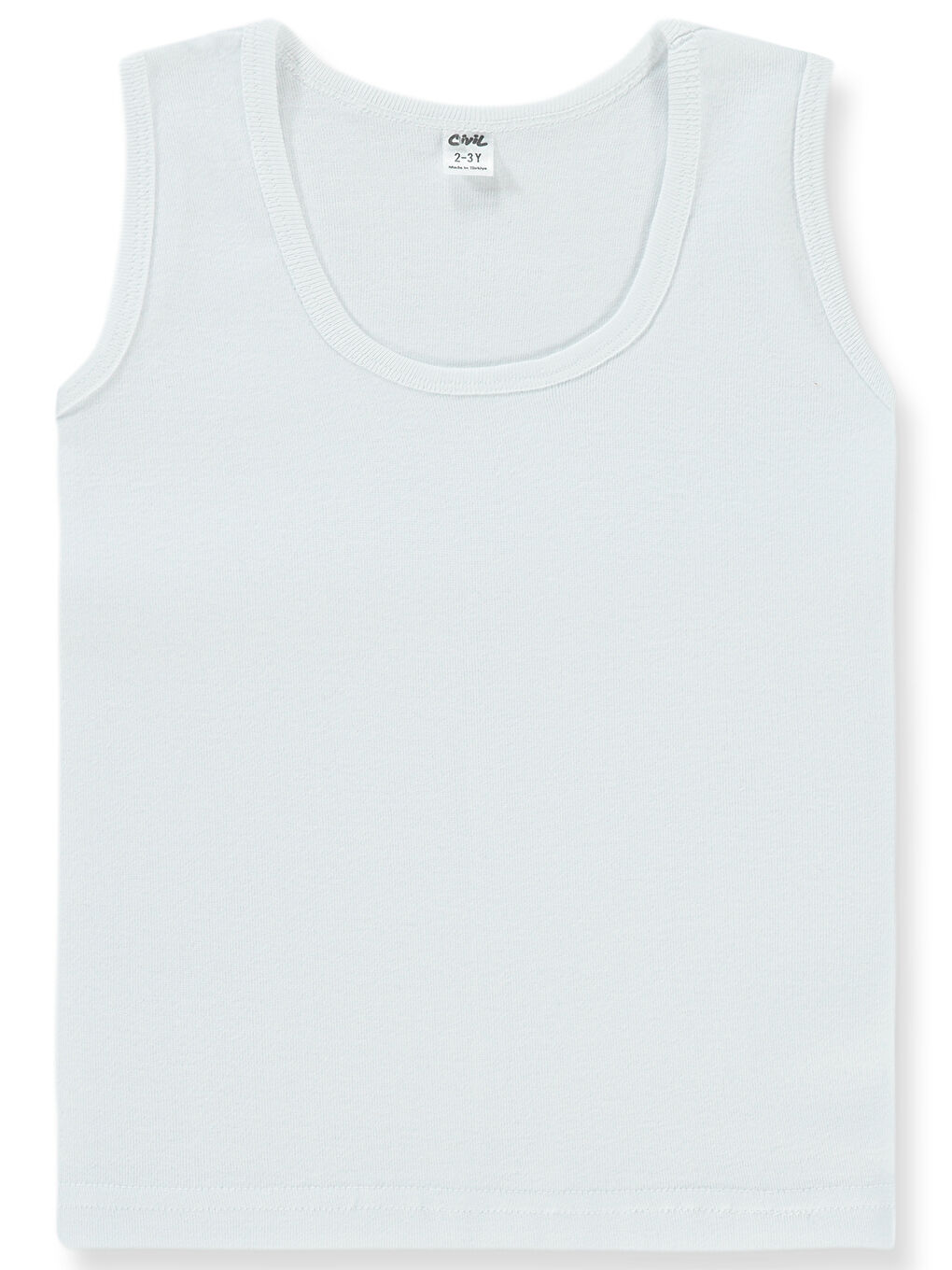 Beyaz Boys Erkek Çocuk Atlet 2-12 Yaş Standart