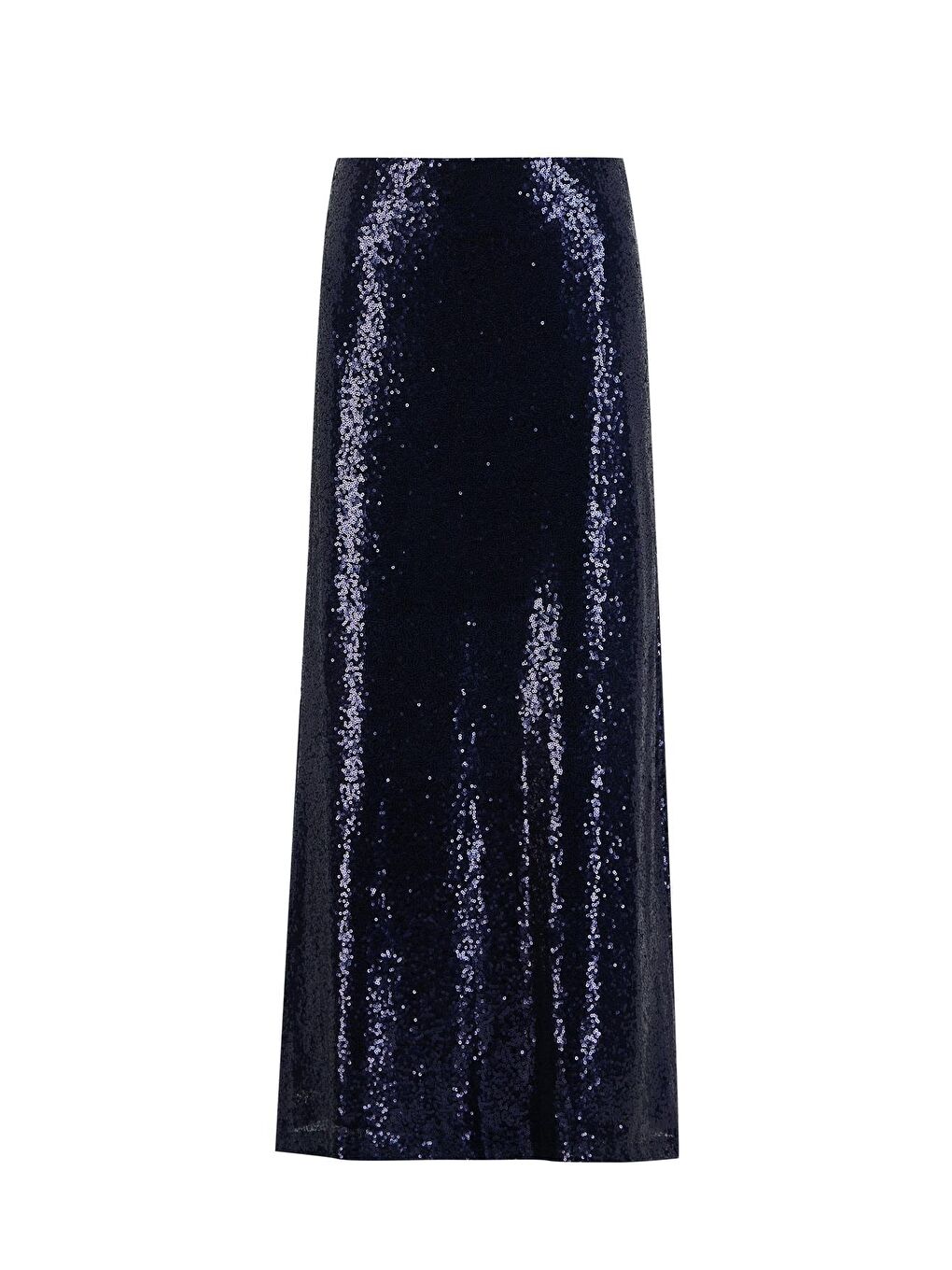 Gizli Cepli Payetli Etek 25Y1832 Morcivert-3