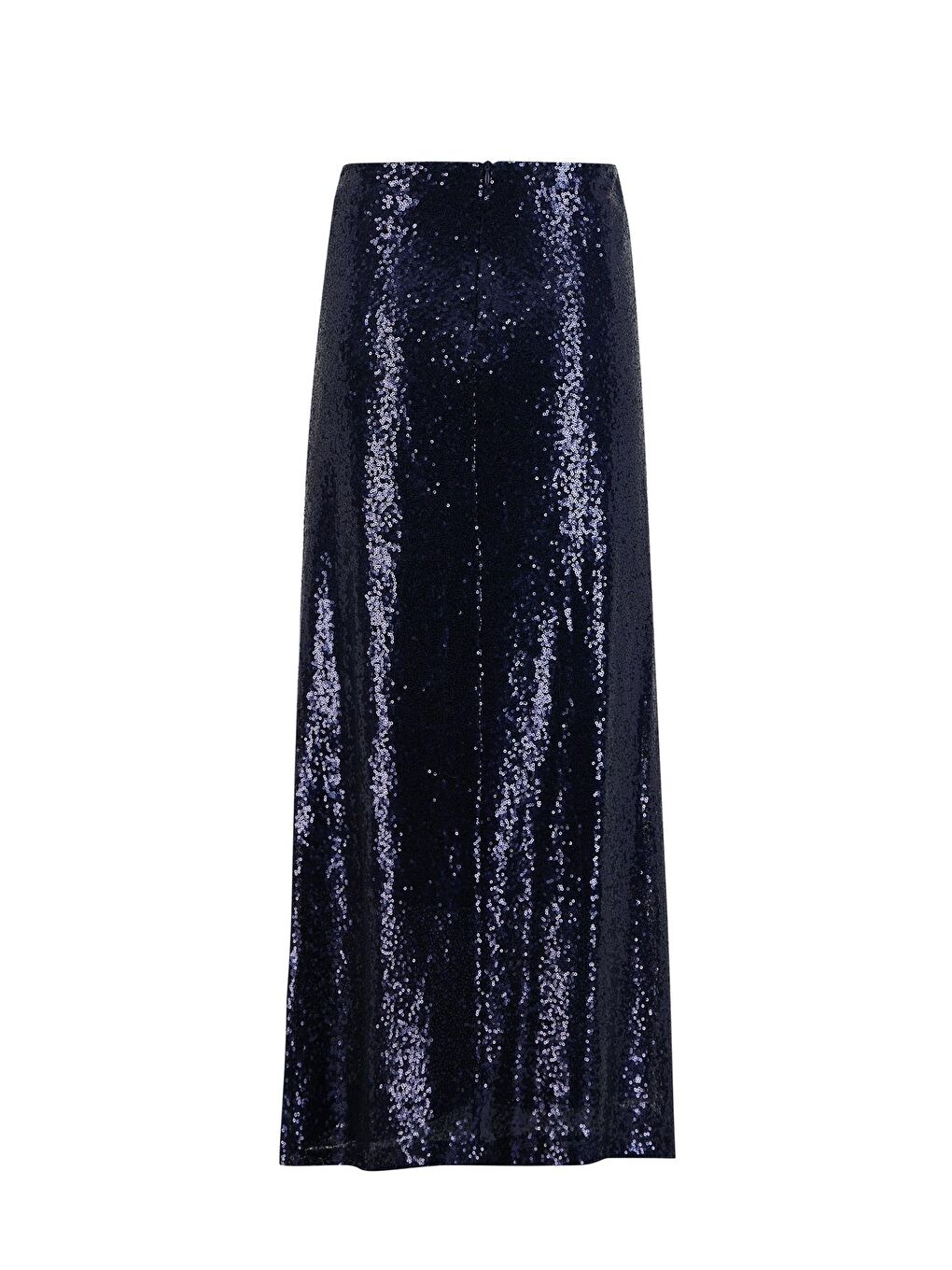 Gizli Cepli Payetli Etek 25Y1832 Morcivert-4