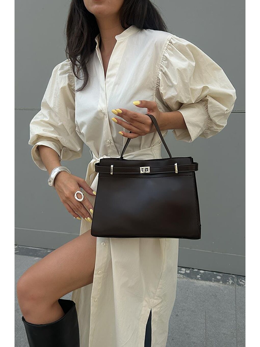 Blaze El Ve Çapraz Çanta Siyah-4