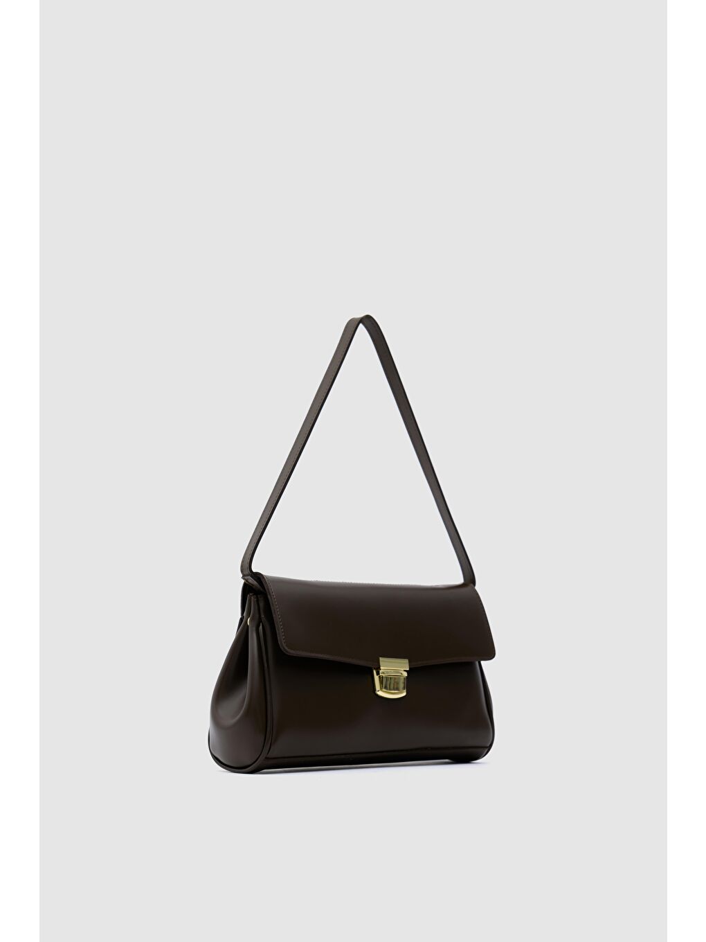 Kahverengi Lauren City Baget Çanta Kahve-3