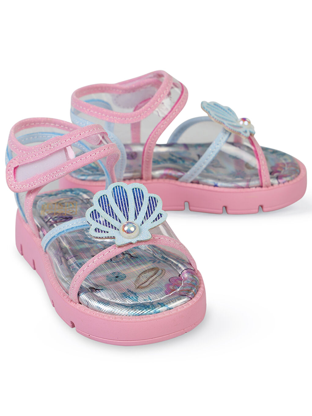 Girls Kız Çocuk Sandalet 21-25 Numara Pembe-1