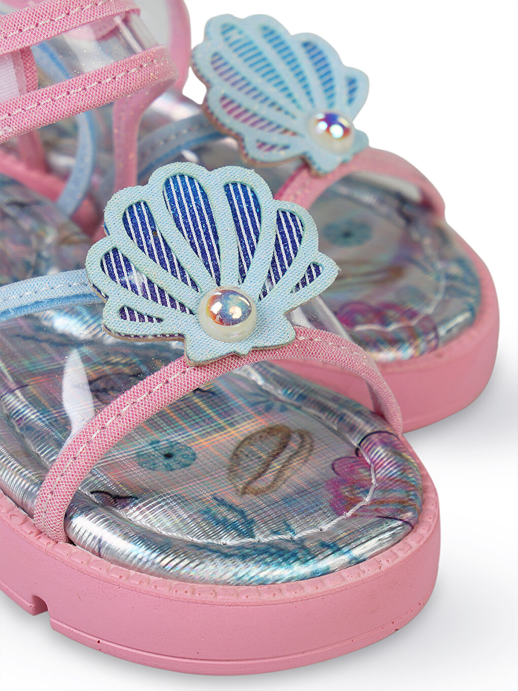 Girls Kız Çocuk Sandalet 21-25 Numara Pembe-3