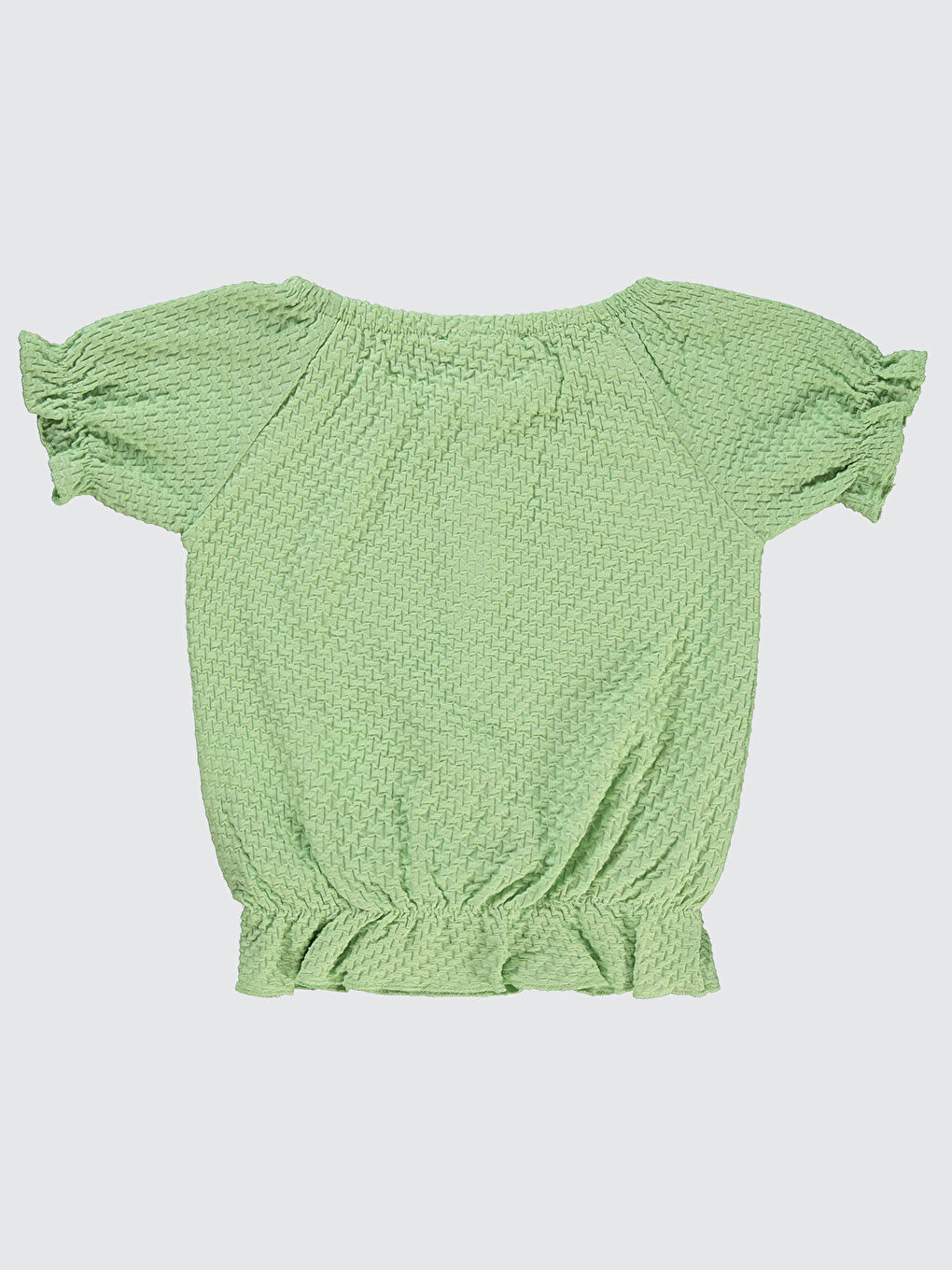 Girls Kız Çocuk Tişört 2-5 Yaş Yeşil İncir-1