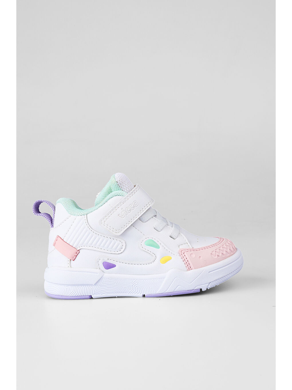Nita Hafif Kız Bebek Beyaz/Pembe Sneaker