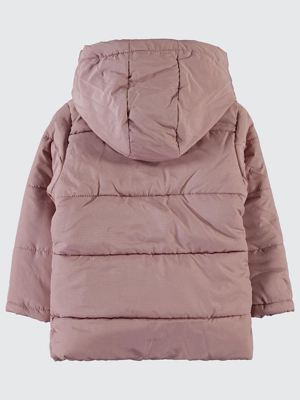 Pembe Girls Kız Çocuk Kapüşonlu Mont 2 5 Yaş Koyu Pudra-2