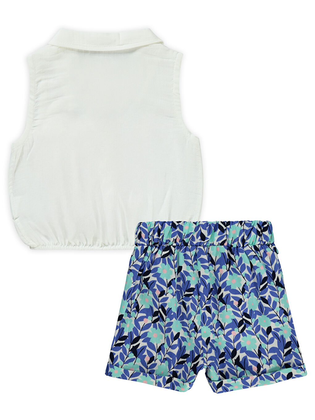 Girls Kız Çocuk Takım 2-5 Yaş Saks Mavisi-1