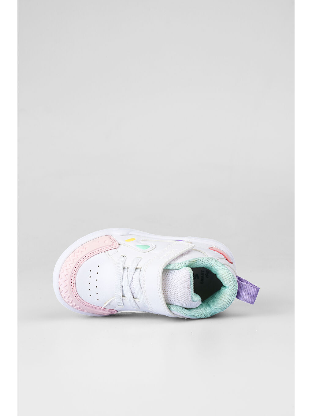 Nita Hafif Kız Bebek Beyaz/Pembe Sneaker-2